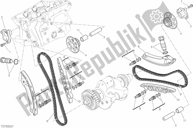 Toutes les pièces pour le Distribuzione du Ducati Superbike 1299 ABS Brasil 2016